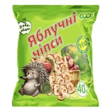 ДОБРЕ ЯБЛУКО ЧІПСИ ЯБЛУЧНІ 40ГР
